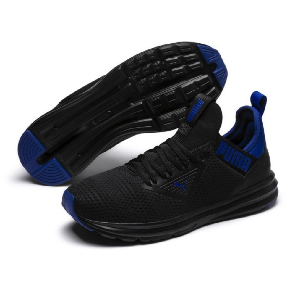 Puma Enzo Beta Breathe Mens 10.5 Black & Blue